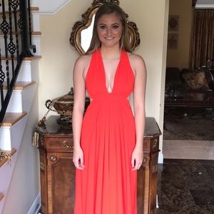 Jill Jill Stuart long dress size 6 orange